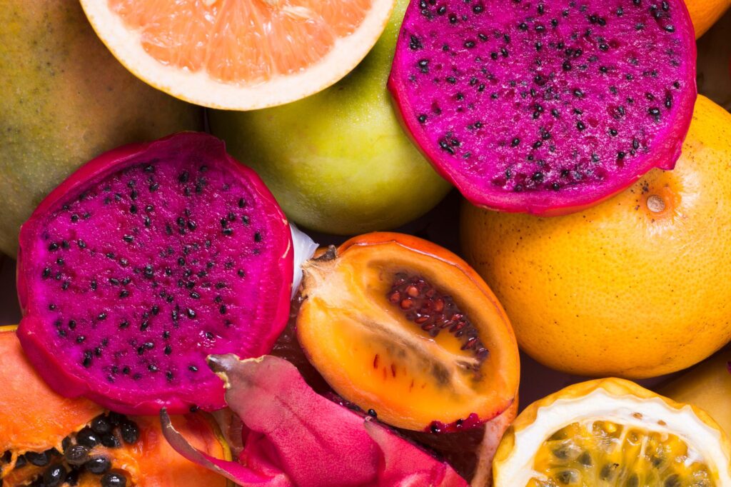 Frutas ecuatorianas provocativas